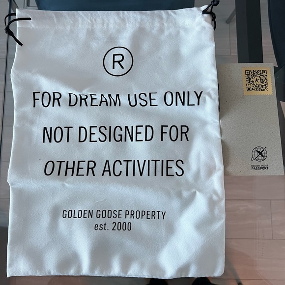 Authentic Mens Size 41 Golden Goose Color White/Royal & Blue/Sand - Picture 13 of 13